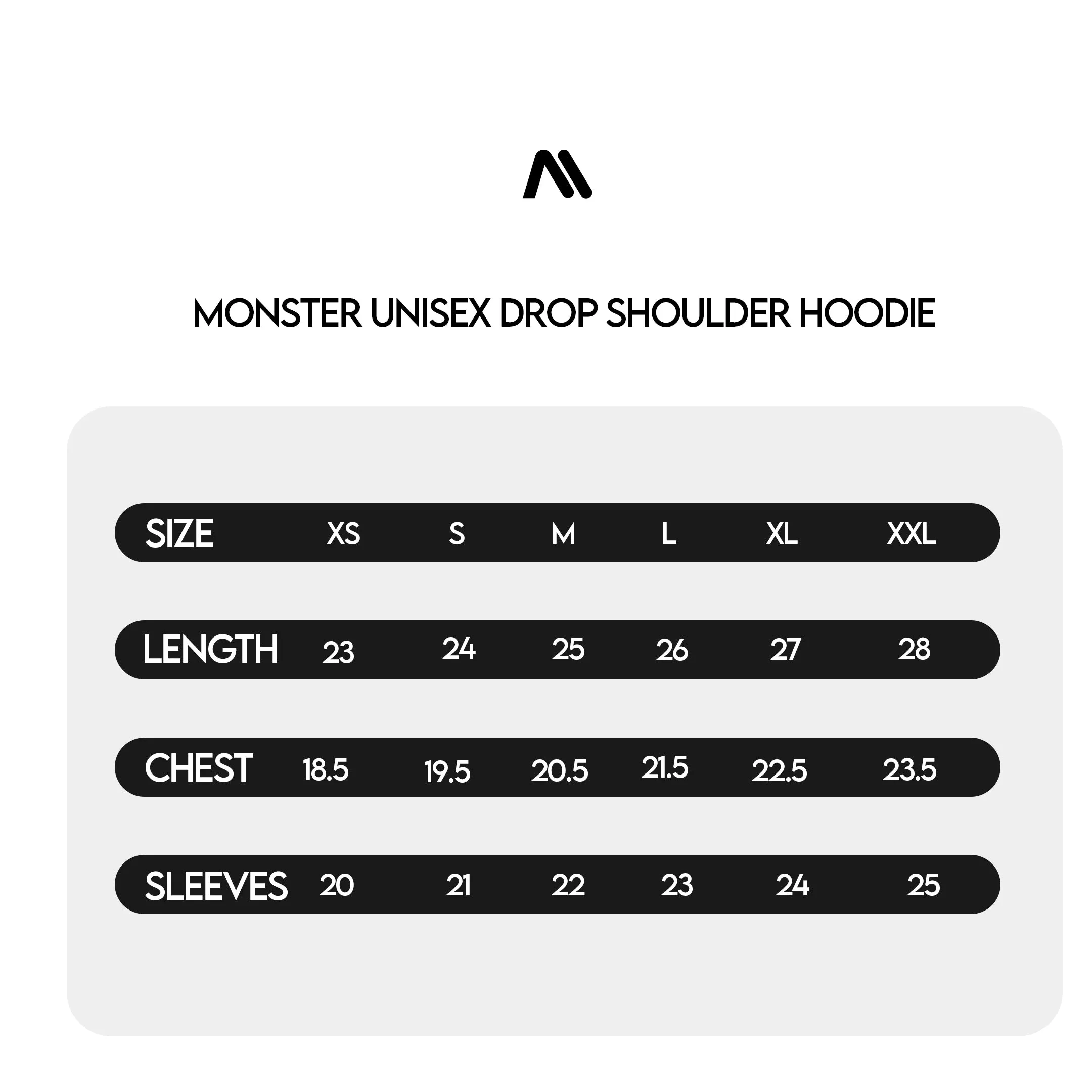 Monster Unisex Drop Shoulder Hoodie