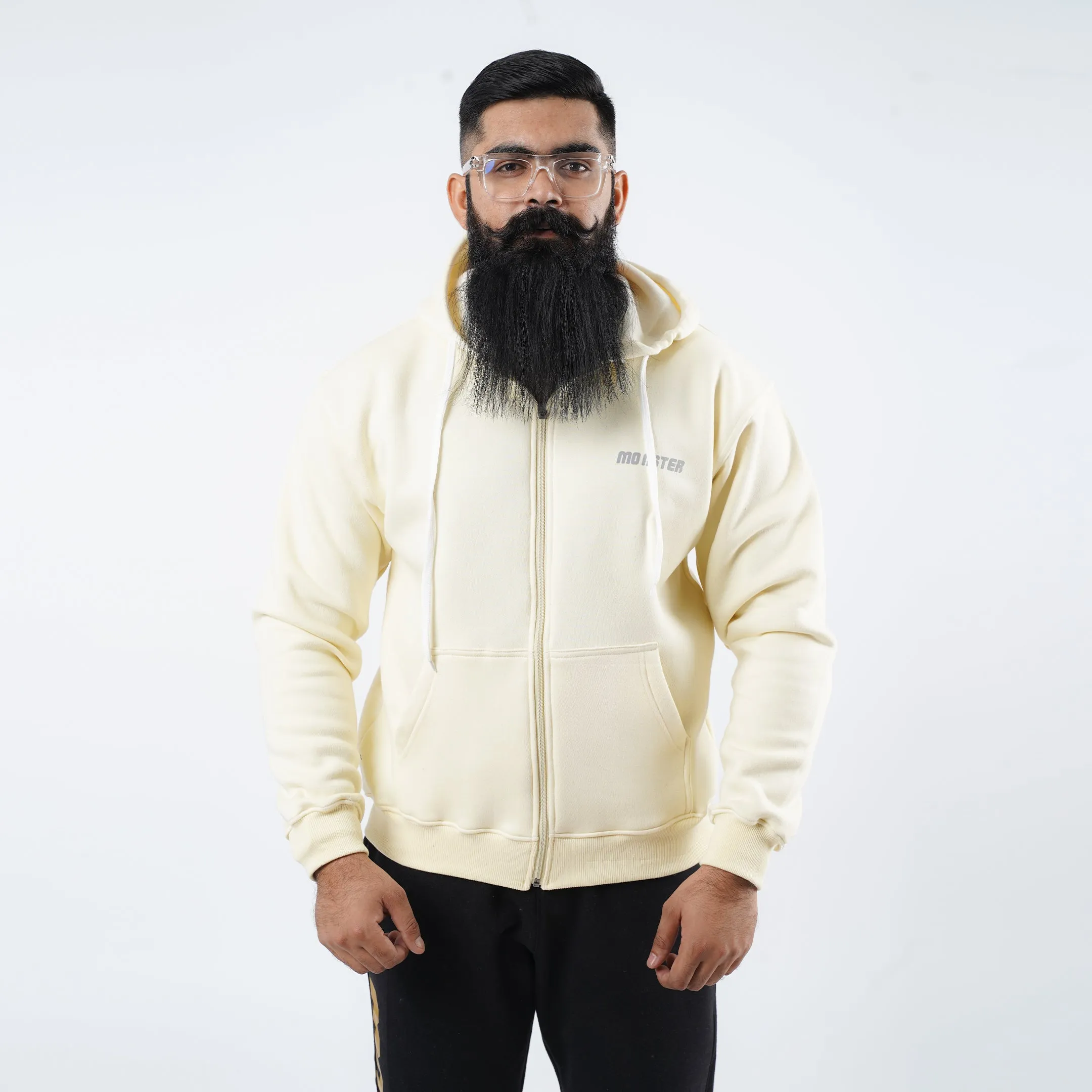 Monster Unisex Drop Shoulder Zipper