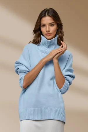 Nerissa - Soft Turtleneck Sweater for Woman