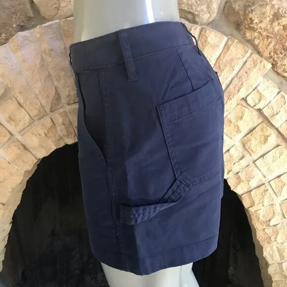 NEW J. Crew Reimagined Cargo Blue Shorts Women's Size 4 NWT $65