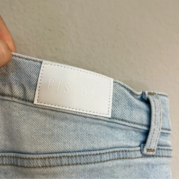 New Pistola Lennon high rise cropped bootcut jean Crosby wash 31