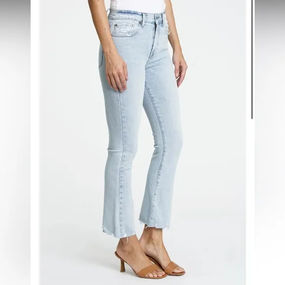 New Pistola Lennon high rise cropped bootcut jean Crosby wash 31