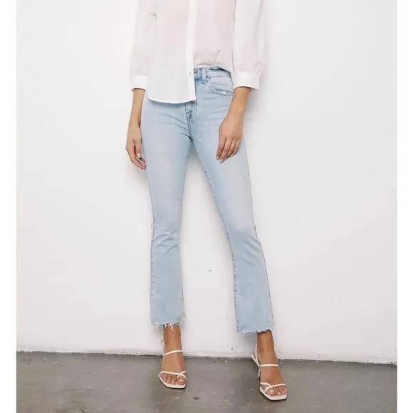 New Pistola Lennon high rise cropped bootcut jean Crosby wash 31