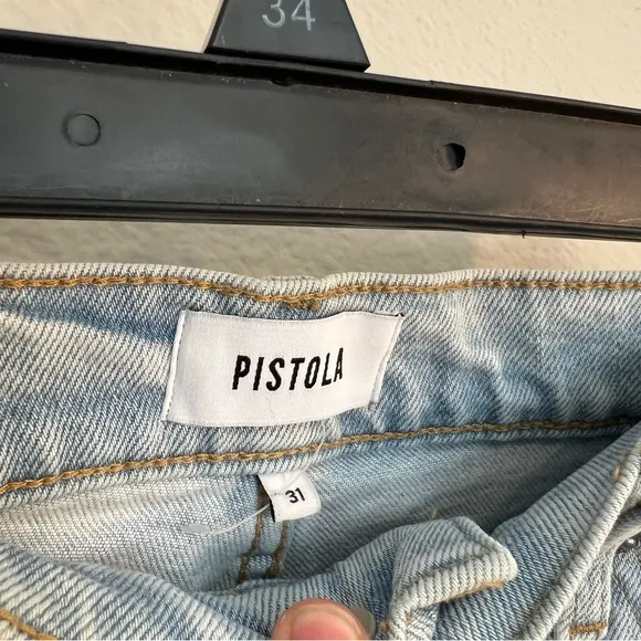 New Pistola Lennon high rise cropped bootcut jean Crosby wash 31
