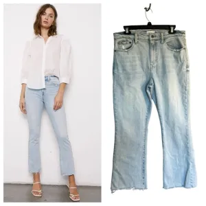 New Pistola Lennon high rise cropped bootcut jean Crosby wash 31
