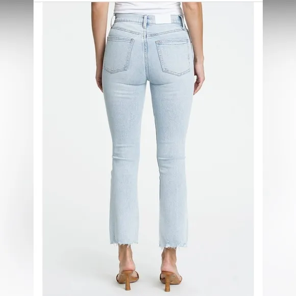 New Pistola Lennon high rise cropped bootcut jean Crosby wash 31