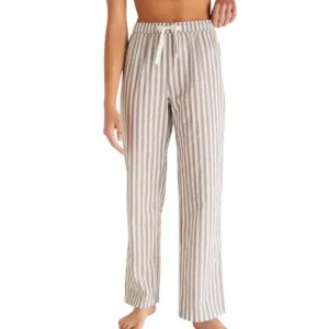 NEW Z SUPPLY classic stripe pajama pants in taupe