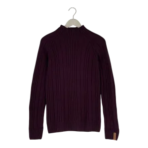 North Outdoor merino sweater, dark purple | woman S