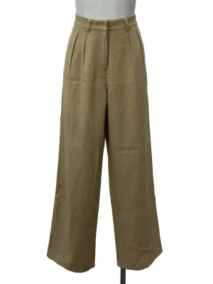 Nude Brown Straight Pants