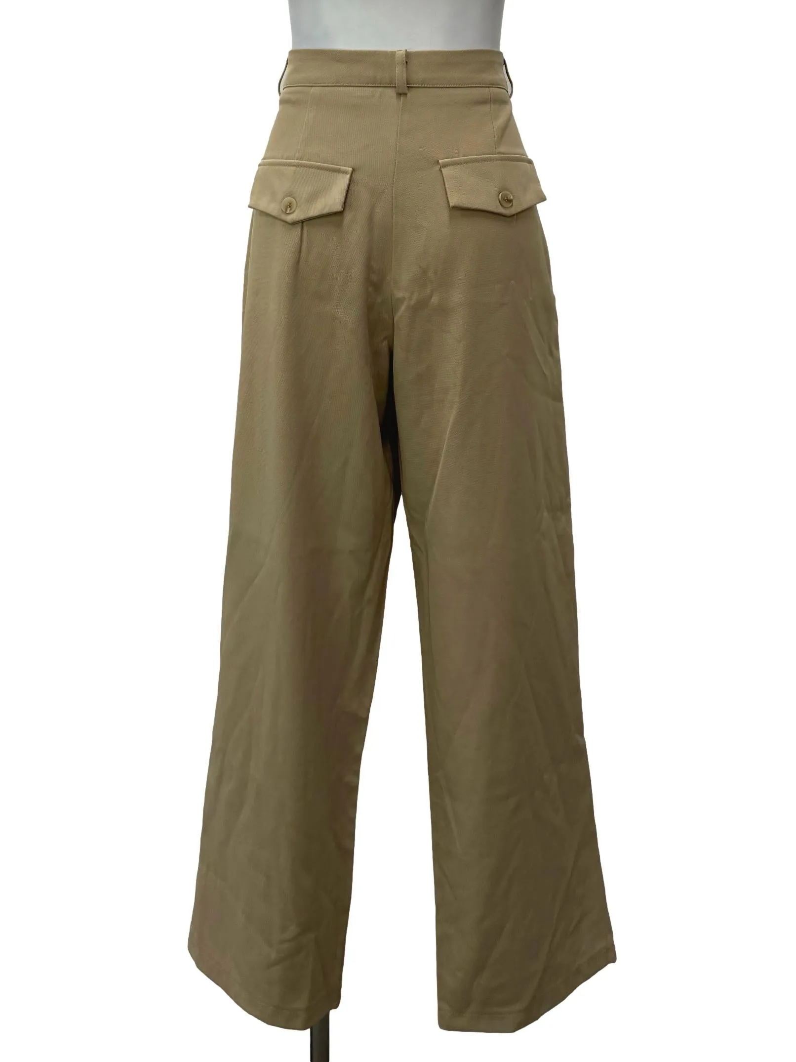 Nude Brown Straight Pants