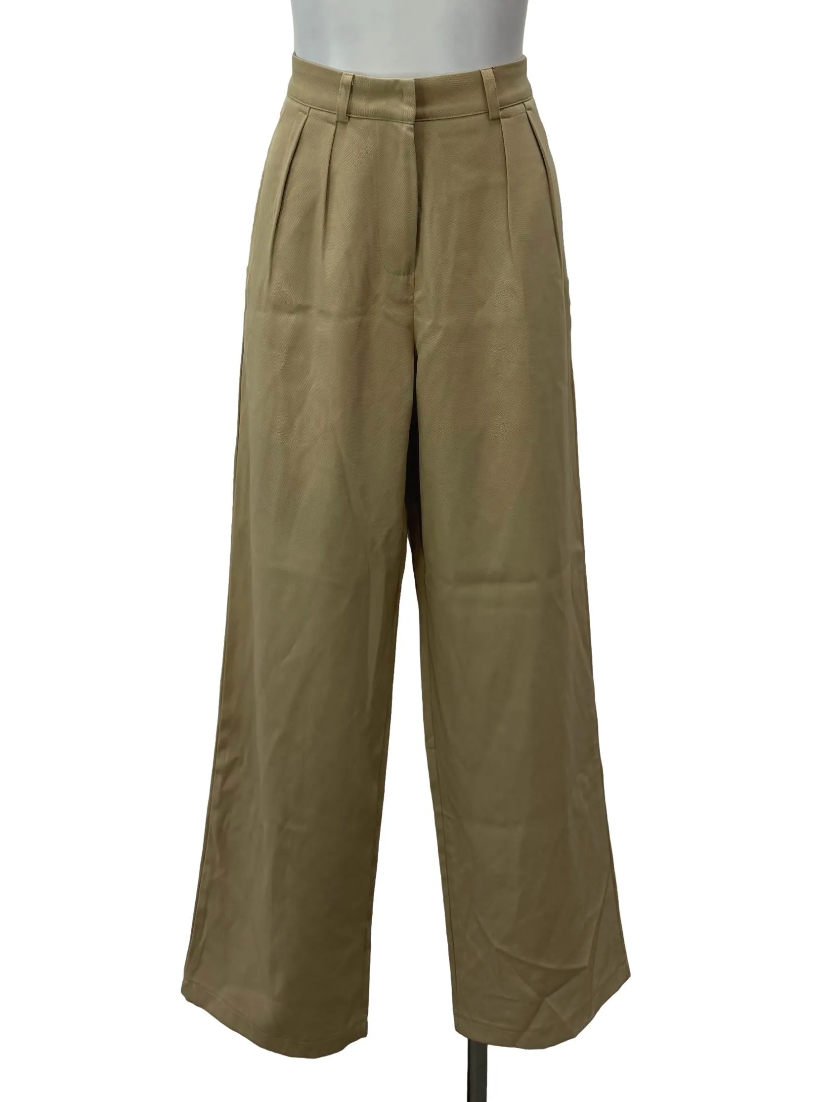 Nude Brown Straight Pants