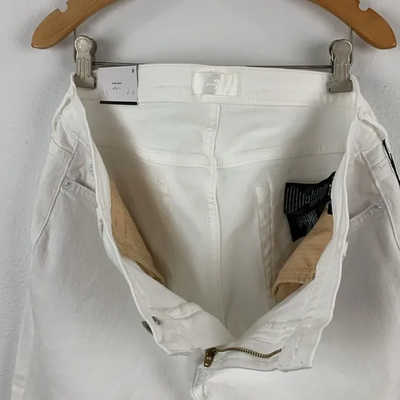 NWT 7 for all Mankind TAILORLESS BROKEN TWILL ORIGINAL BOOTCUT jeans Size 32”