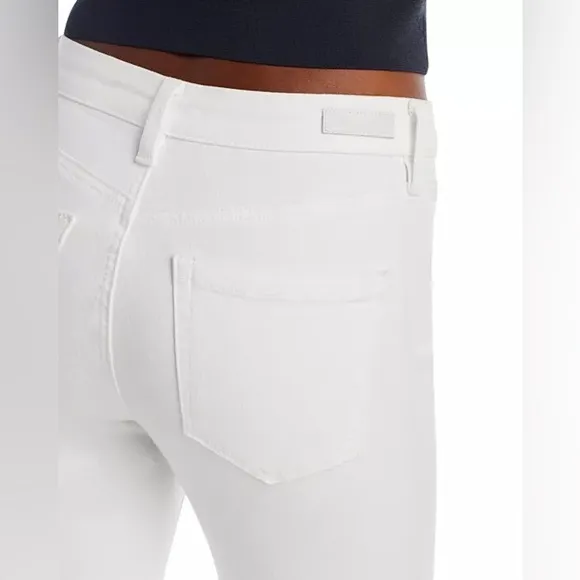 NWT BLANKNYC Cotton Blend High Rise Bootcut Slit Hem Jeans in Vodka Soda