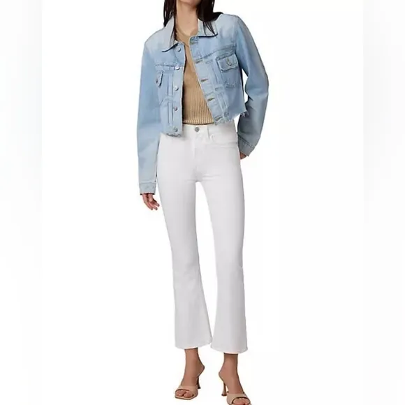 NWT HUDSON | Barbara High-Rise Cropped Jeans