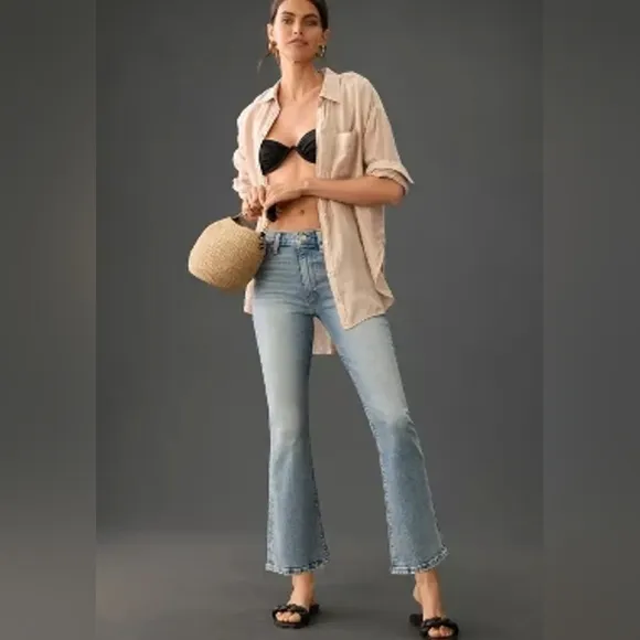 NWT HUDSON | Barbara High-Rise Cropped Jeans