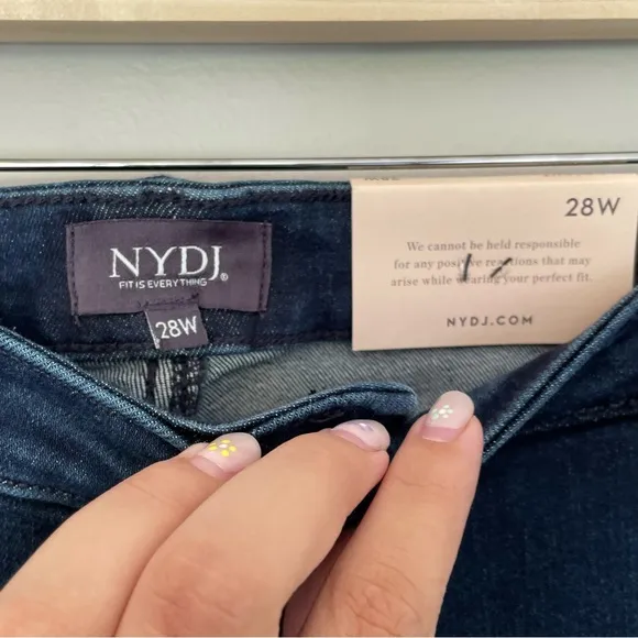 NWT NYDJ Barbara Bootcut Jeans in Grant Wash Women’s Size 28W