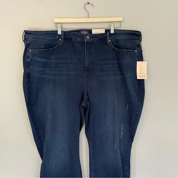 NWT NYDJ Barbara Bootcut Jeans in Grant Wash Women’s Size 28W