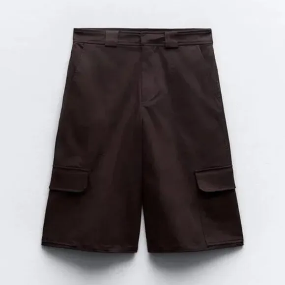 NWT ZARA CARGO SHORTS