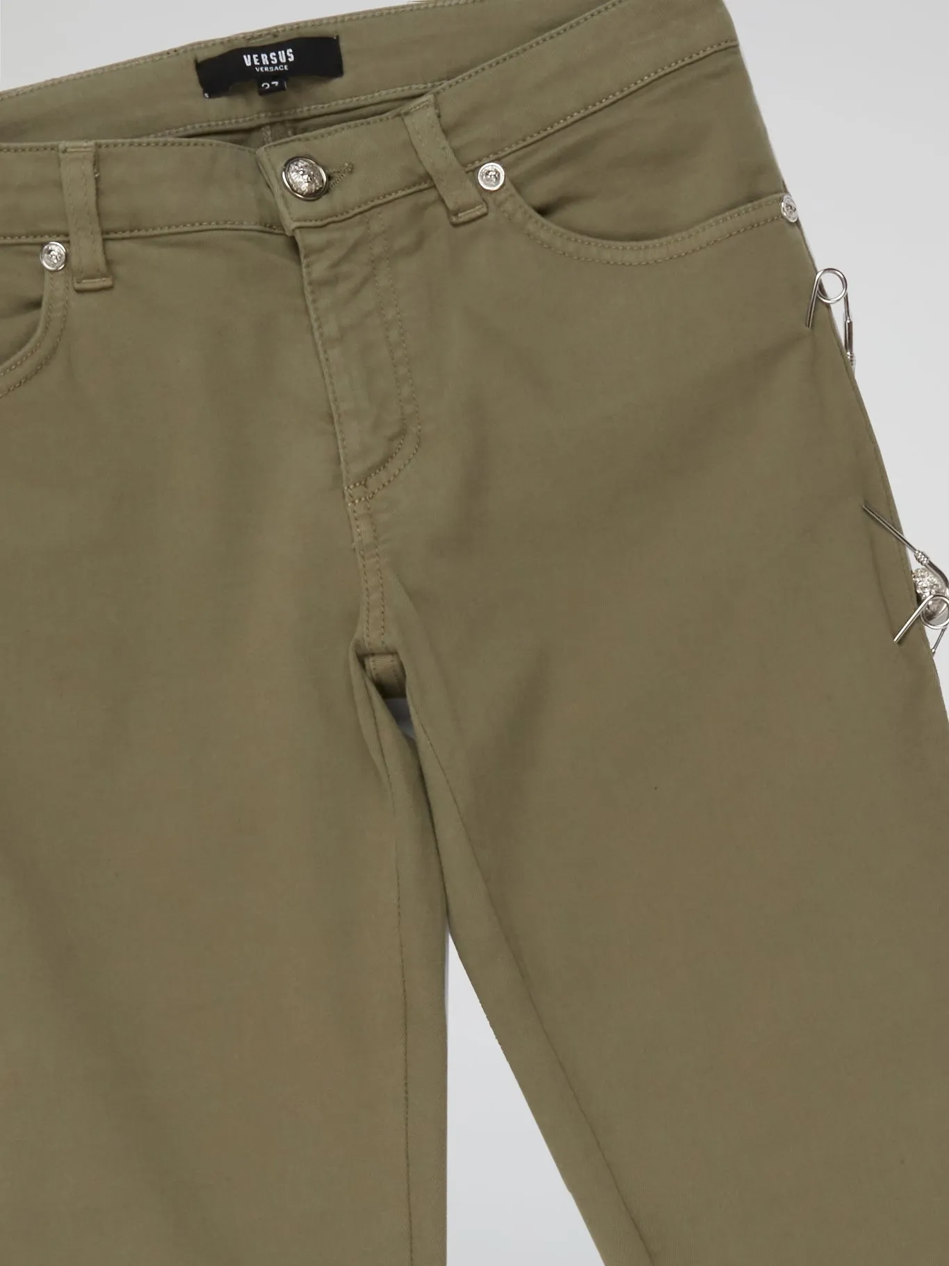 Olive Straight Cut Pants