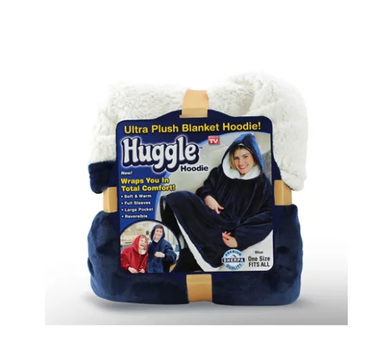 \One Size Extra Large Hood Soft Plush Blanket Outdoor/INDOOR Wool Hoodie