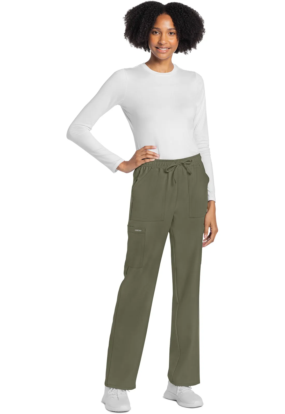 Originals Ultra CK272A Mid Rise Drawstring Trouser Cargo Pants Olive