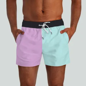 Outer Banks Lavender & Mint Swim Shorts