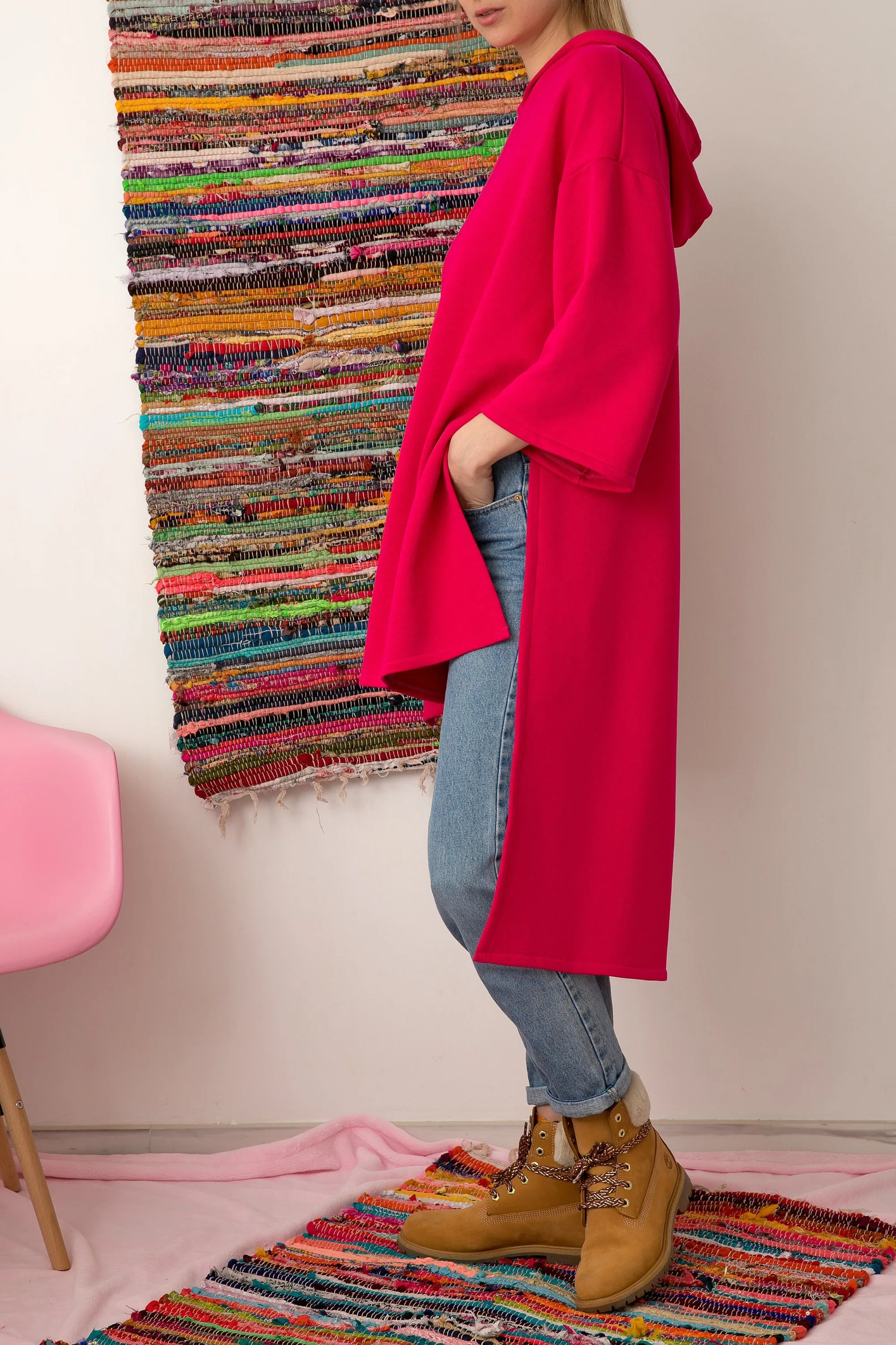 Oversized Hoodie, Raspberry Hoodie, Oversized Sweatshirt, Hoodie Women, Maxi Sweatshirt, Hooded Sweatshirt, Hoodie Sweater, Big Hood Hoodie