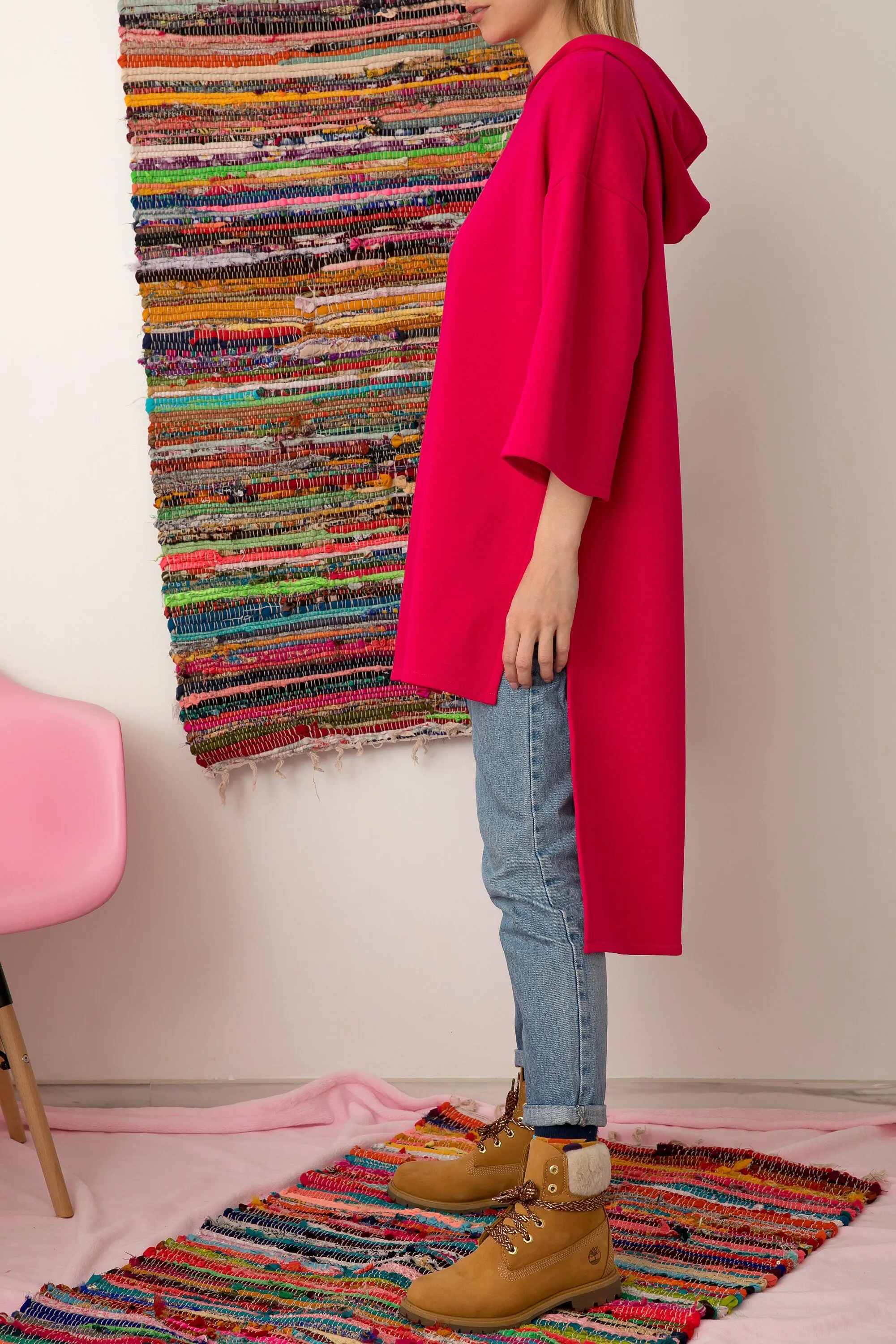 Oversized Hoodie, Raspberry Hoodie, Oversized Sweatshirt, Hoodie Women, Maxi Sweatshirt, Hooded Sweatshirt, Hoodie Sweater, Big Hood Hoodie
