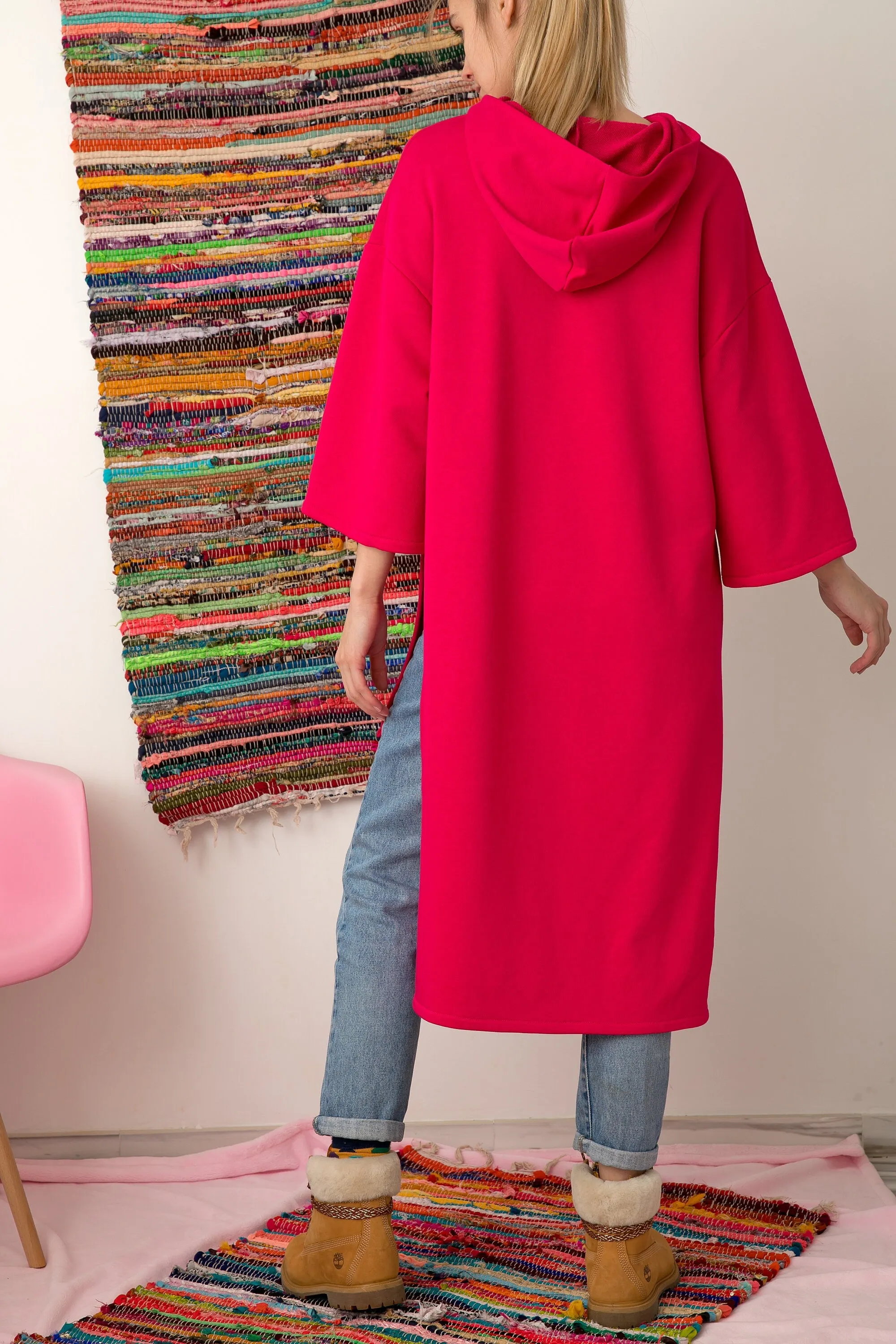 Oversized Hoodie, Raspberry Hoodie, Oversized Sweatshirt, Hoodie Women, Maxi Sweatshirt, Hooded Sweatshirt, Hoodie Sweater, Big Hood Hoodie