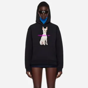 Oversized Logo Dog Hoodie