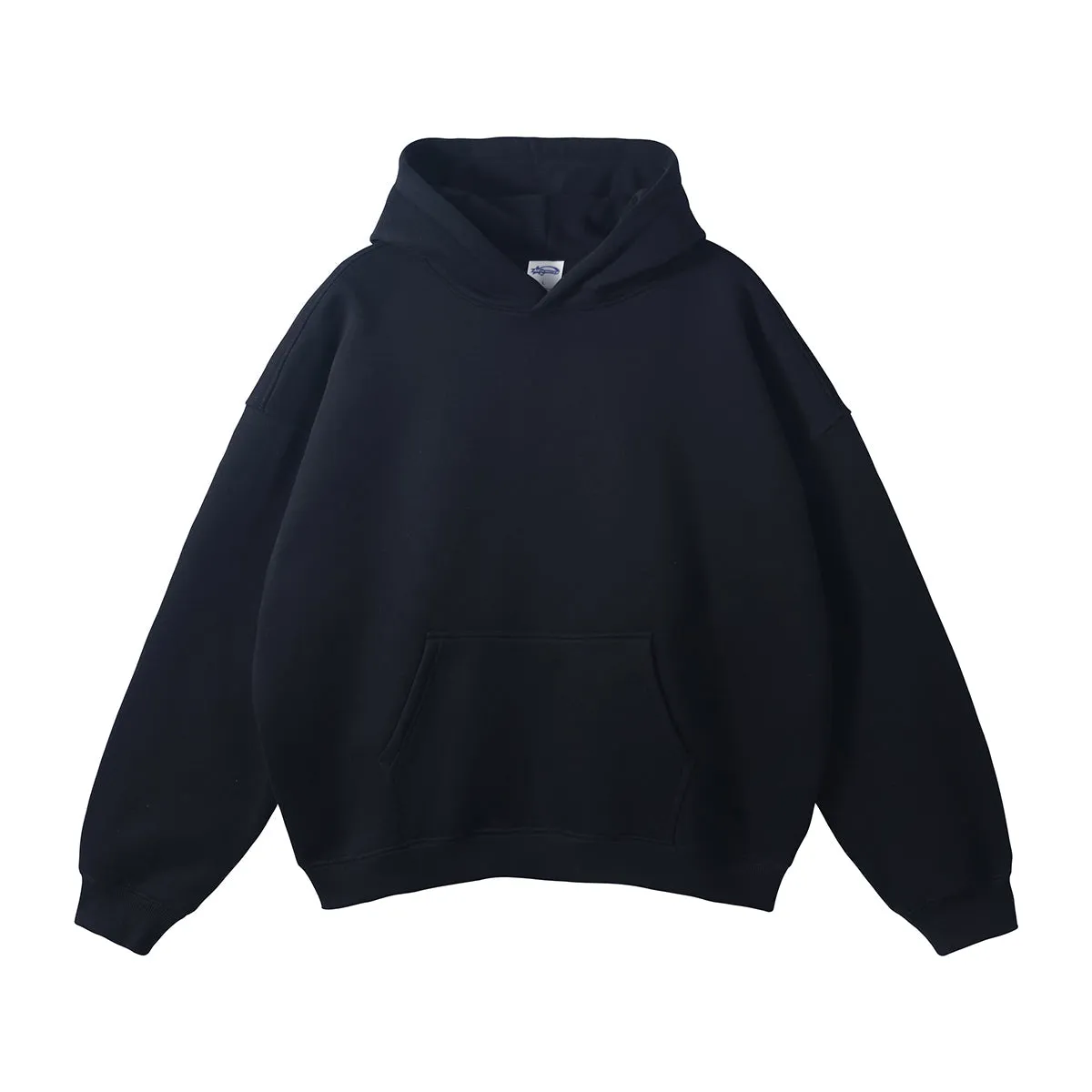 Oversized Plush Lining Plain Hoodie