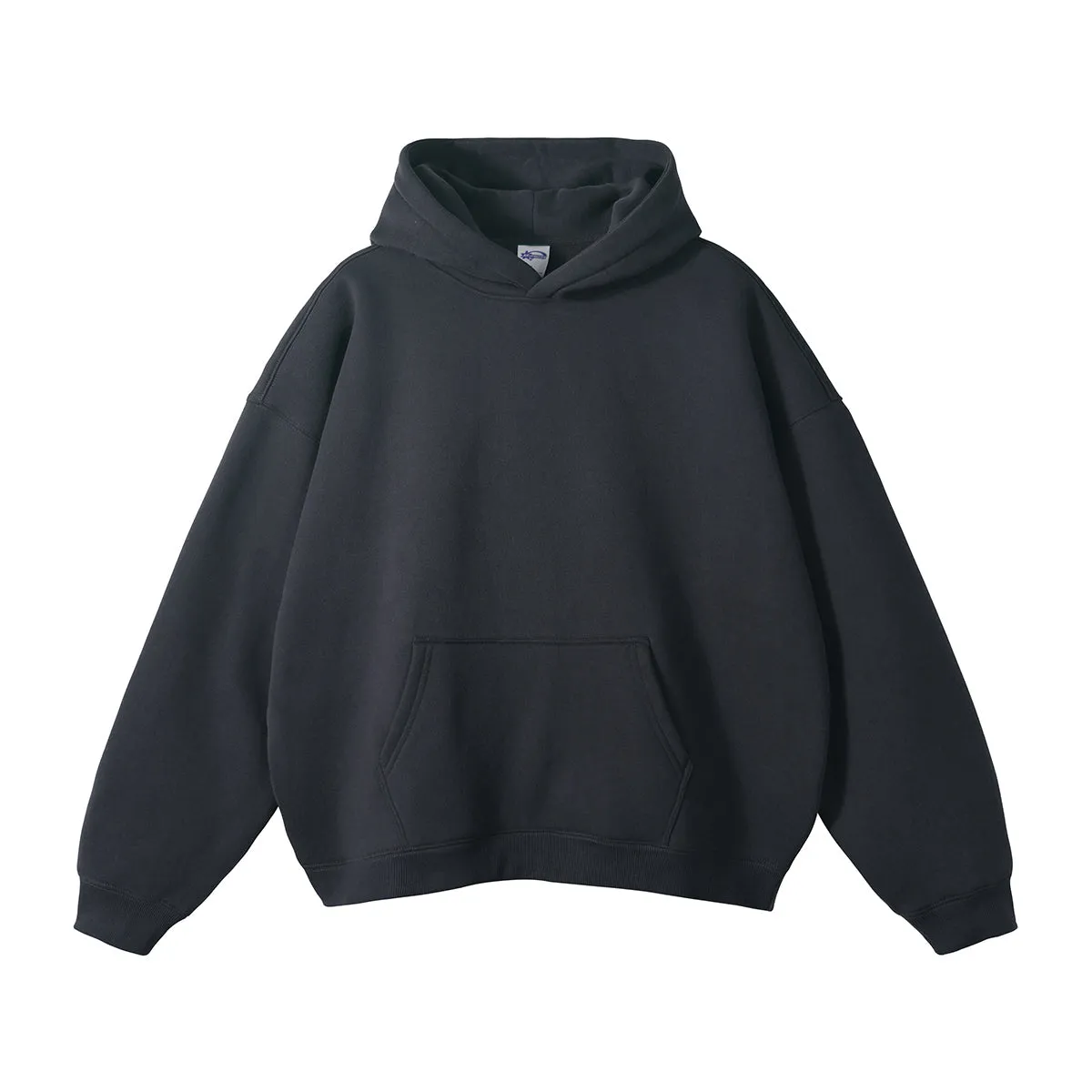 Oversized Plush Lining Plain Hoodie