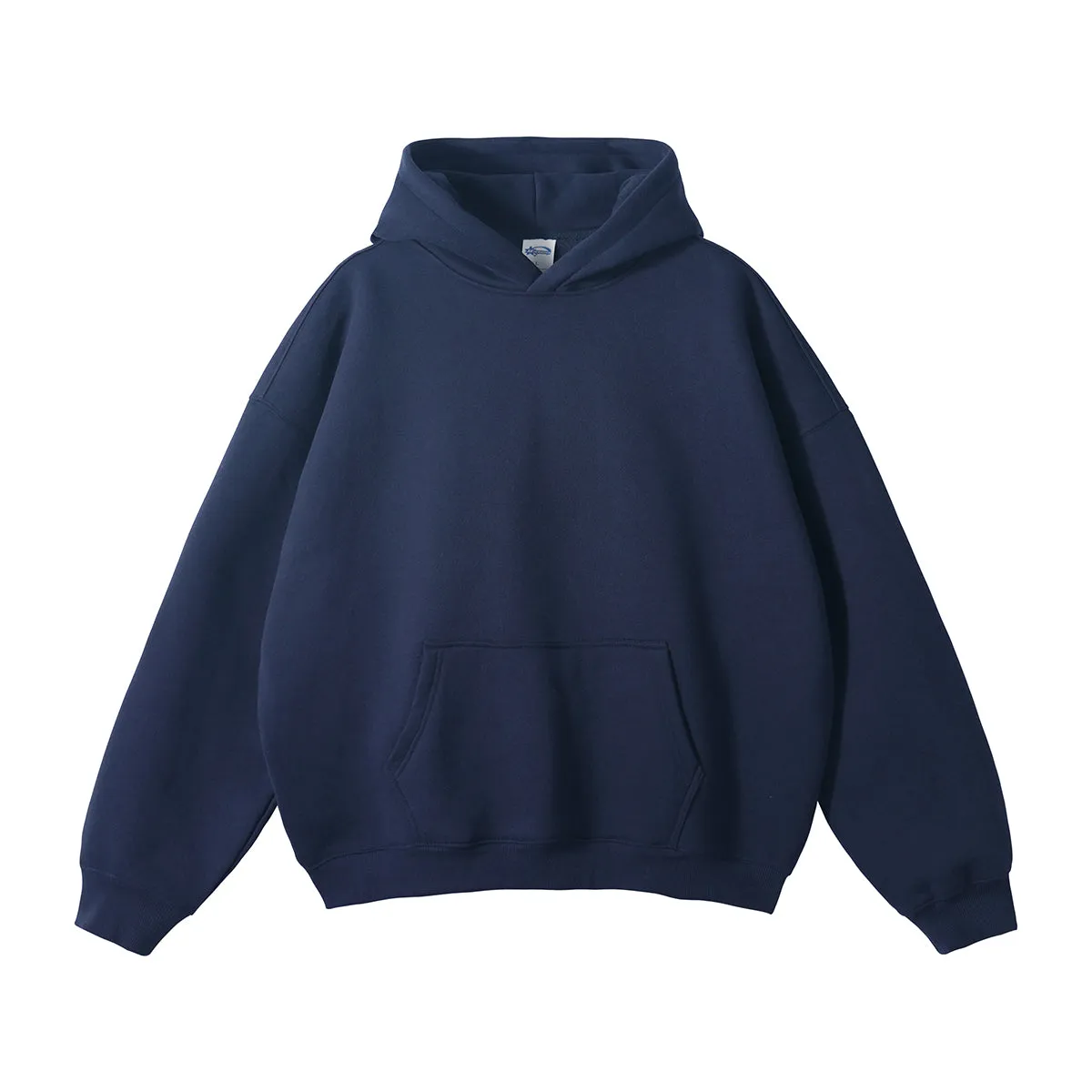 Oversized Plush Lining Plain Hoodie