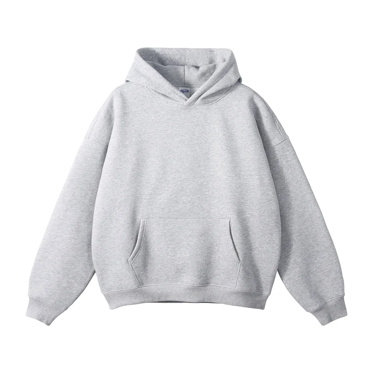 Oversized Plush Lining Plain Hoodie
