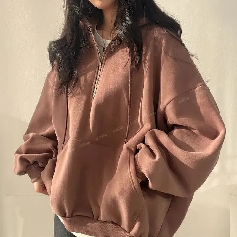 Oversized Zip Up Hoodie