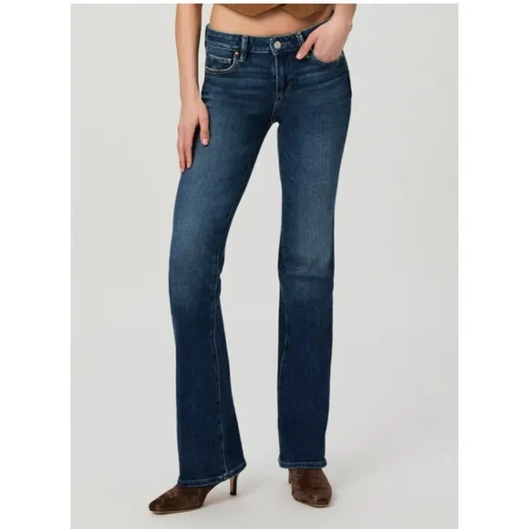Paige Jeans Women Sz 28 Petite 15x31 Laurel Canyon Low Rise Bootcut
