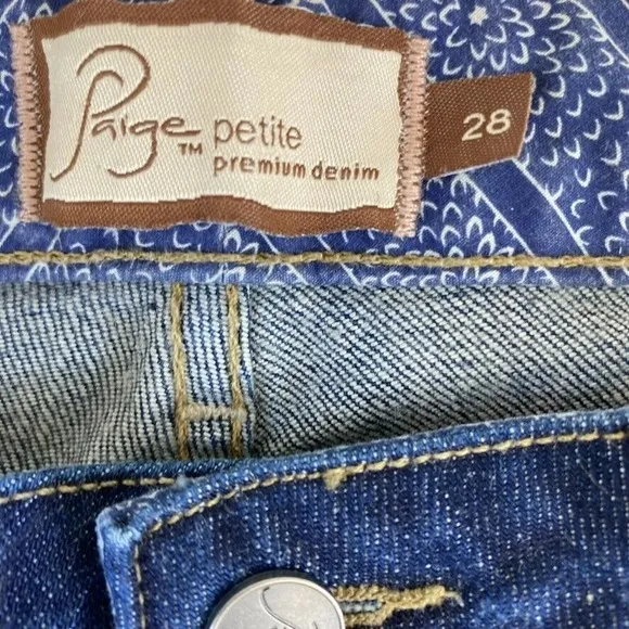 Paige Jeans Women Sz 28 Petite 15x31 Laurel Canyon Low Rise Bootcut