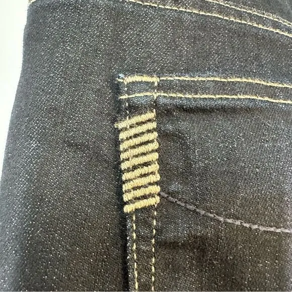 Paige Size 30 Hidden Hills Like New Bootcut, Dark Wash Mid-Rise, Stretch Jeans