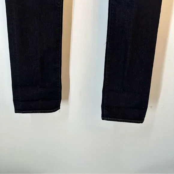 Paige Size 30 Hidden Hills Like New Bootcut, Dark Wash Mid-Rise, Stretch Jeans