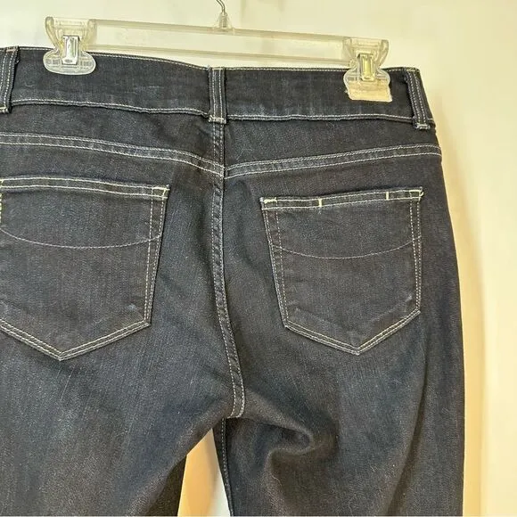 Paige Size 30 Hidden Hills Like New Bootcut, Dark Wash Mid-Rise, Stretch Jeans
