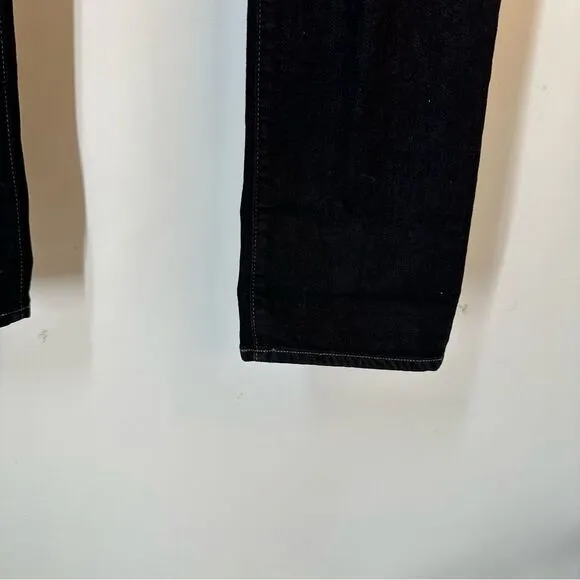 Paige Size 30 Hidden Hills Like New Bootcut, Dark Wash Mid-Rise, Stretch Jeans