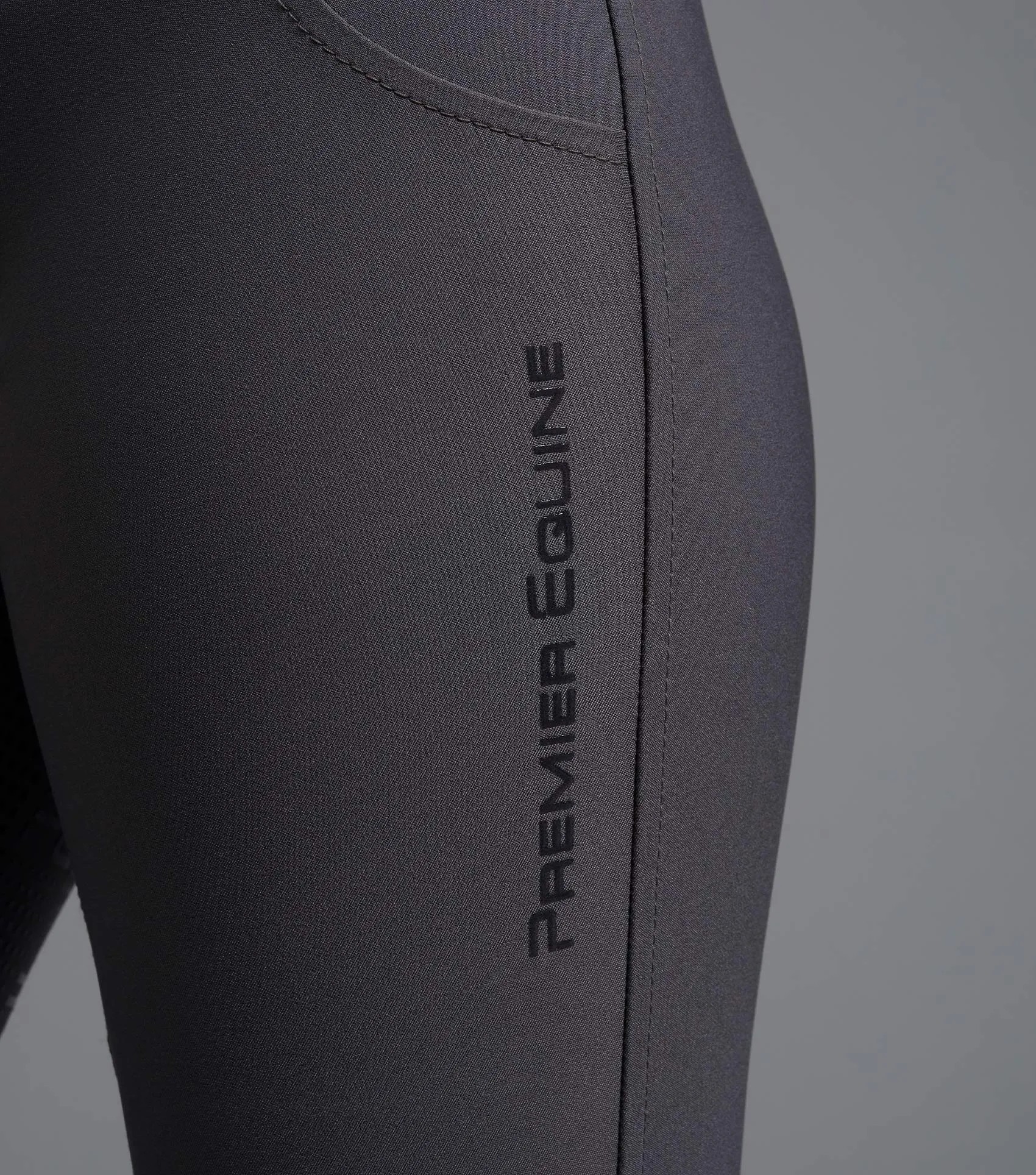 PEI Pandora Ladies Full Seat Gel Riding Breeches - Grey