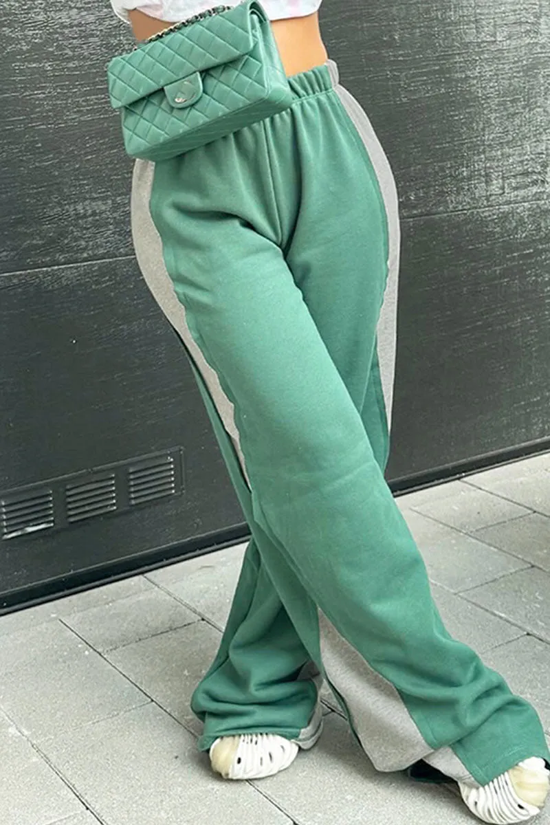 PH0390 Fleece Two Tone Sweatpants