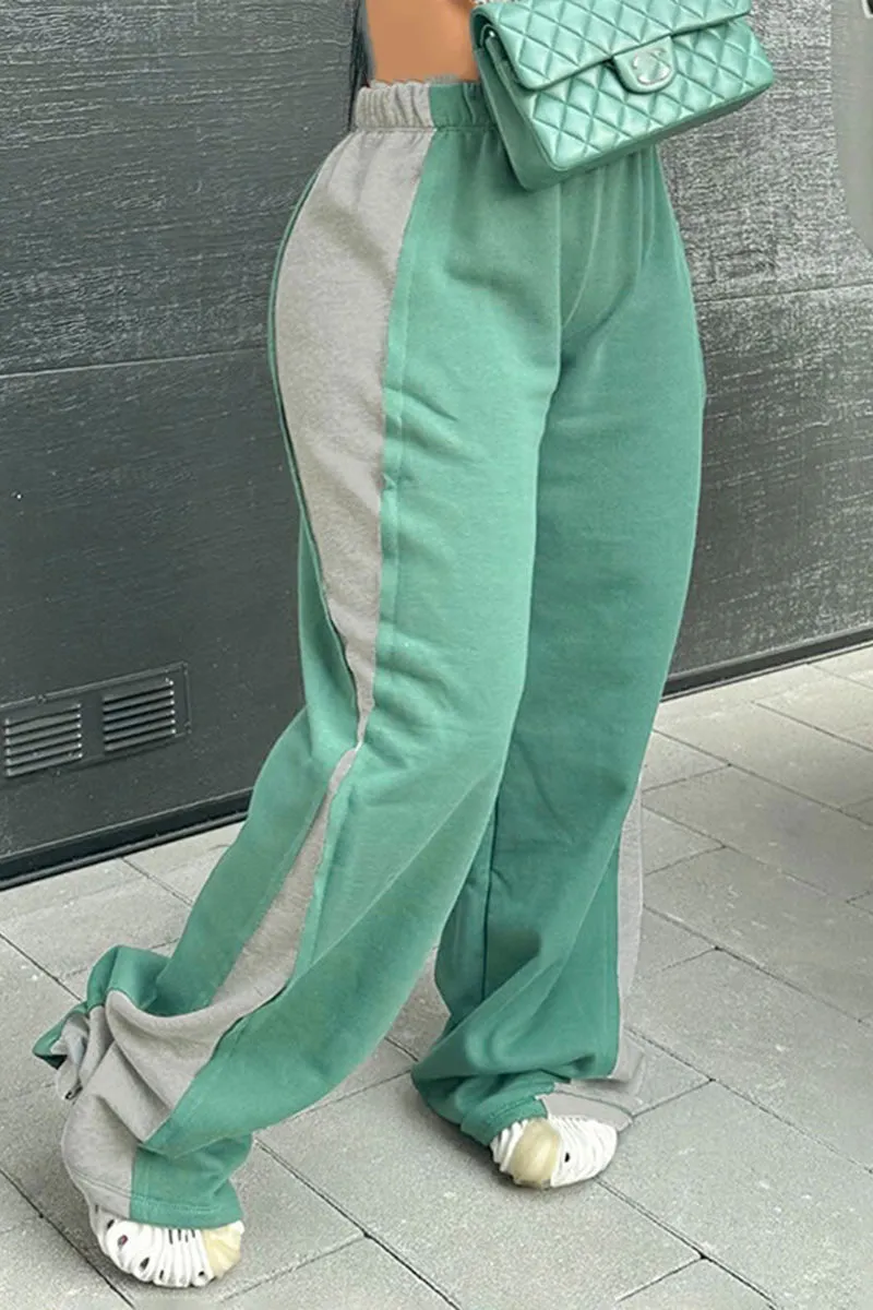PH0390 Fleece Two Tone Sweatpants