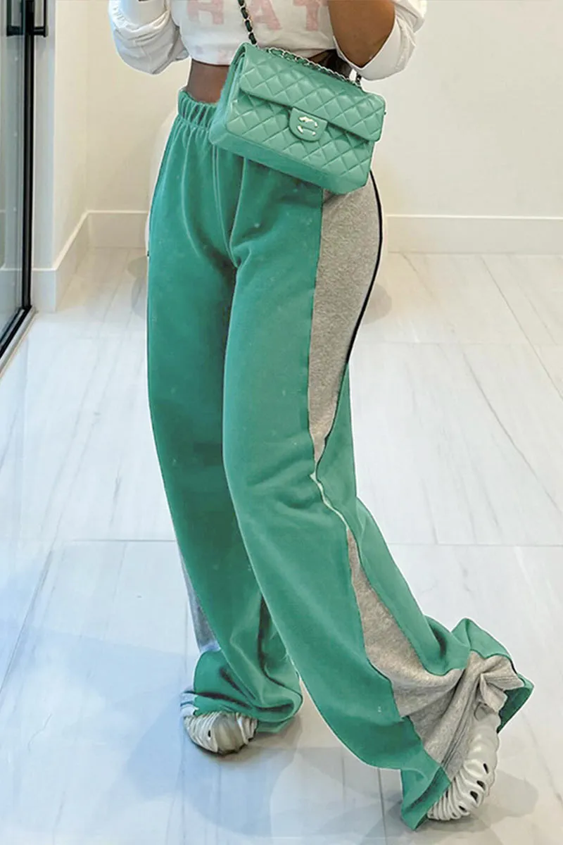 PH0390 Fleece Two Tone Sweatpants