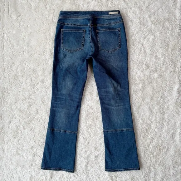 Pilcro and the Letterpress Anthropologie Utility High-Rise Cropped Bootcut Jeans