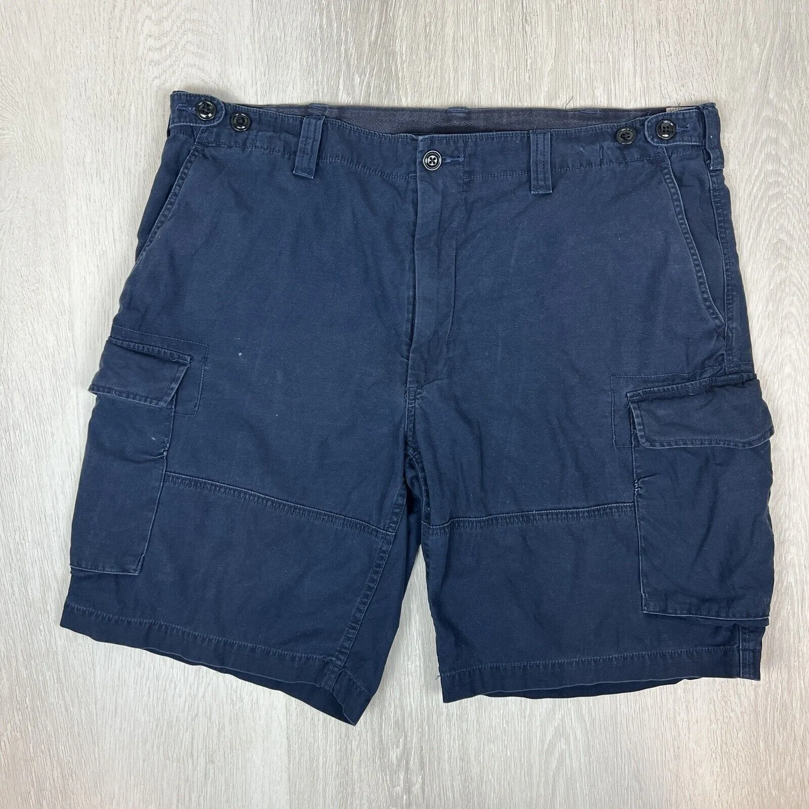 Polo Ralph Lauren Mens Classic Fit Navy Blue Cargo Shorts Size 40 Approx