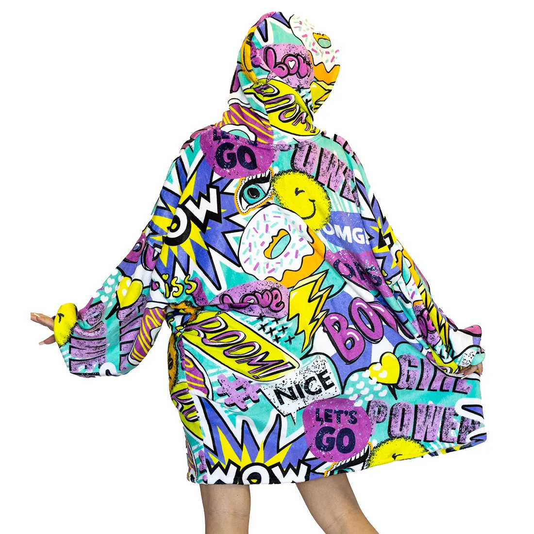 Pop Art Hoogy - Oversized Blanket Hoodie