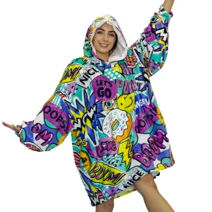 Pop Art Hoogy - Oversized Blanket Hoodie