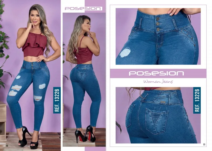 Posesion 13226 100% Authentic Colombian Push Up Jeans